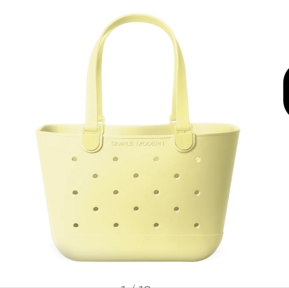 Simple Modern Lemon Yellow Tote Bag